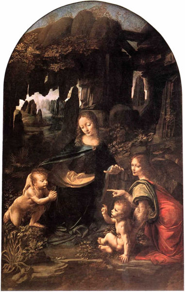madonna of rocks. [ THE VIRGIN OF THE ROCKS In