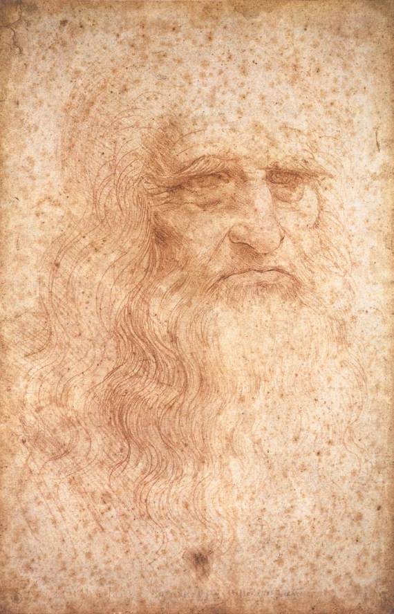 Leonardo da Vinci presumed self portrait